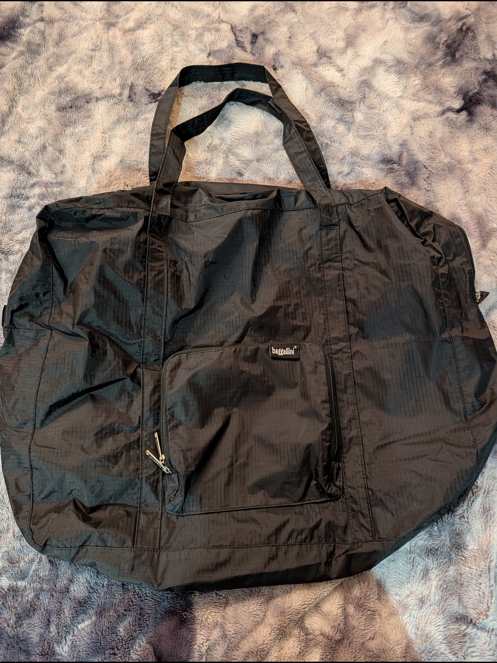 Baggallini Black Packable Duffel Tote